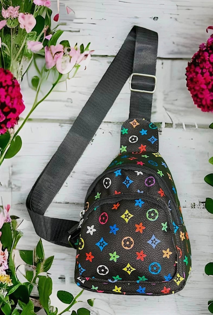 Girls Sling Bag - Colorful Stars