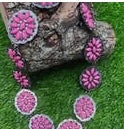 Pink Concho Belt (37”long)