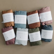 Load image into Gallery viewer, Rust Bamboo Stretch Crib Sheet
