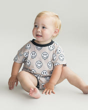 Load image into Gallery viewer, Short Sleeve Bubble Romper | Electric Drippy
