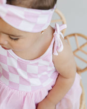Load image into Gallery viewer, Tutu Romper | Checkered Pink
